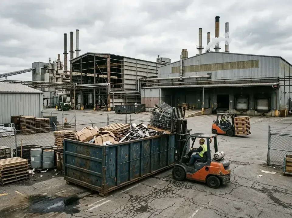 industrial-factory-scrap-conta-003 — frequently asked questions, Cheap Roll-off Dumpster Rentals in White City, OR